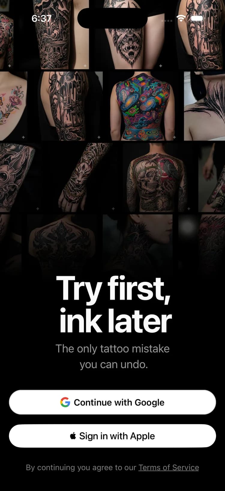 inkigo — Updated sign in