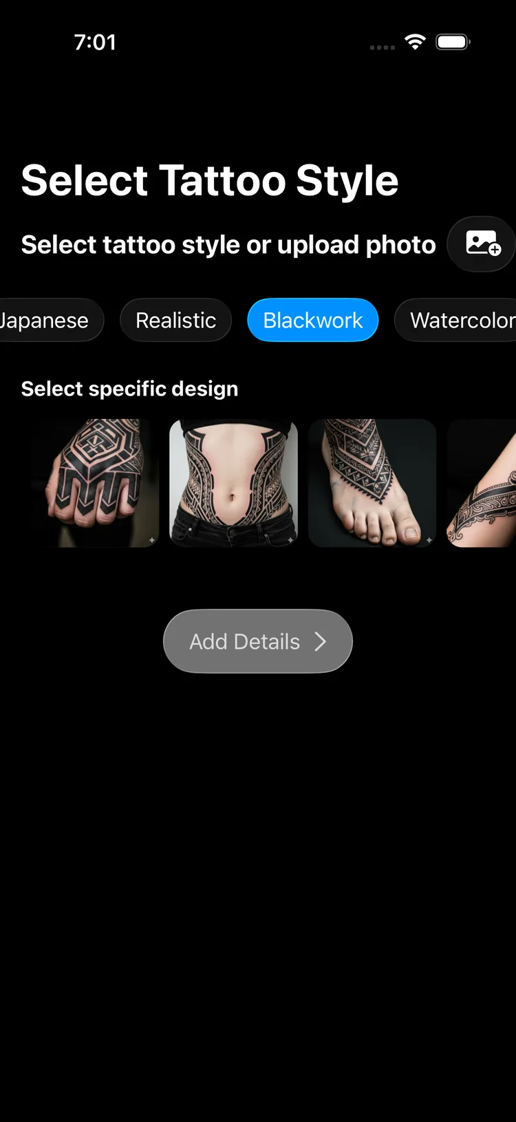 inkigo — Choose a style