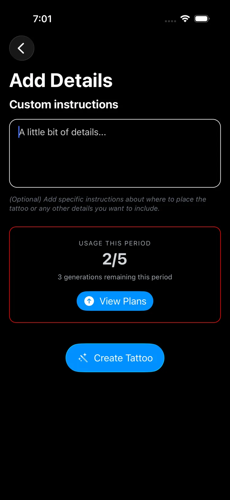 inkigo — Add details