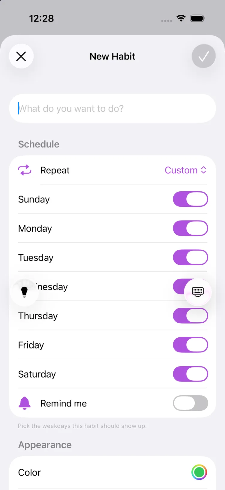 kujun — Custom days
