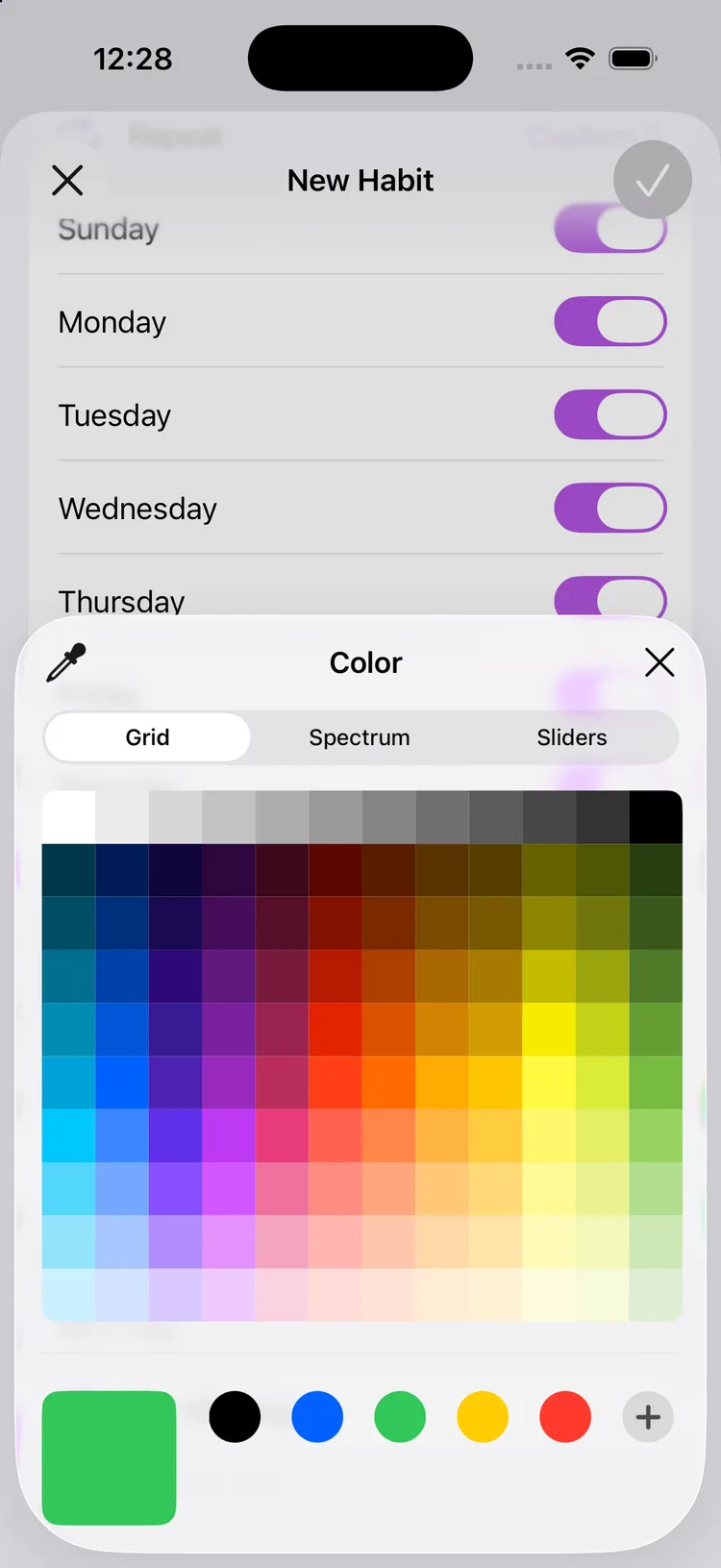 kujun — Choose a color