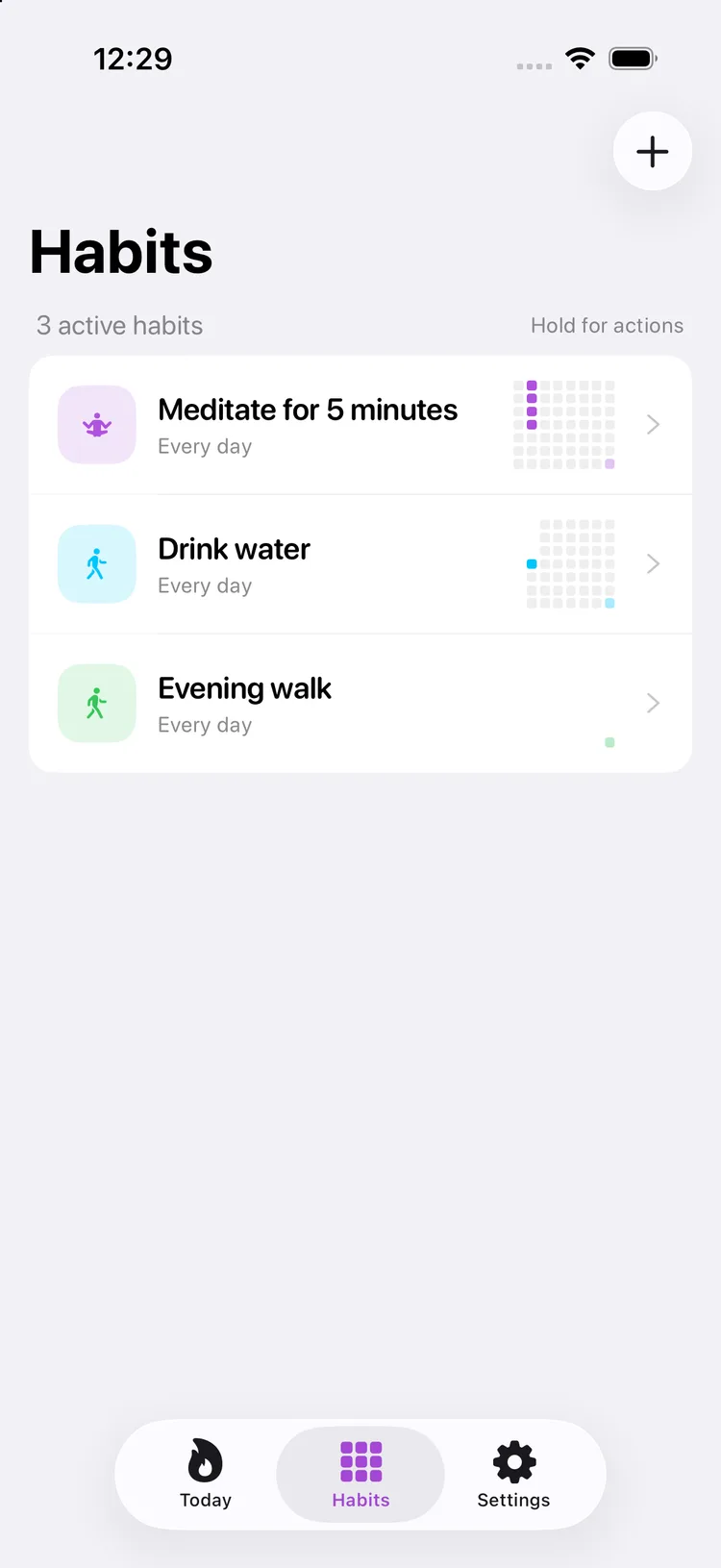 kujun — Habit created