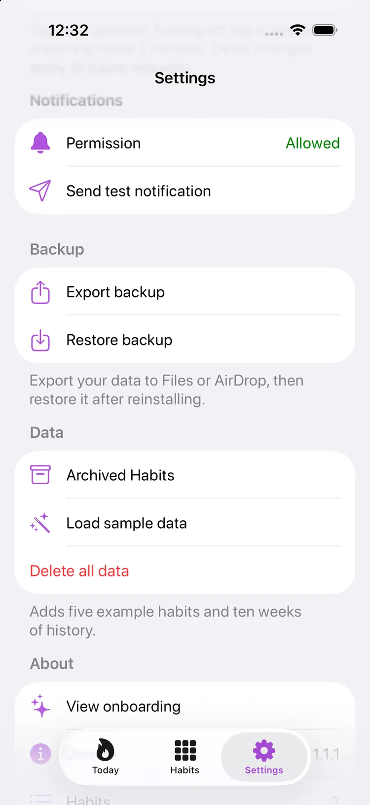 kujun — Backup and data