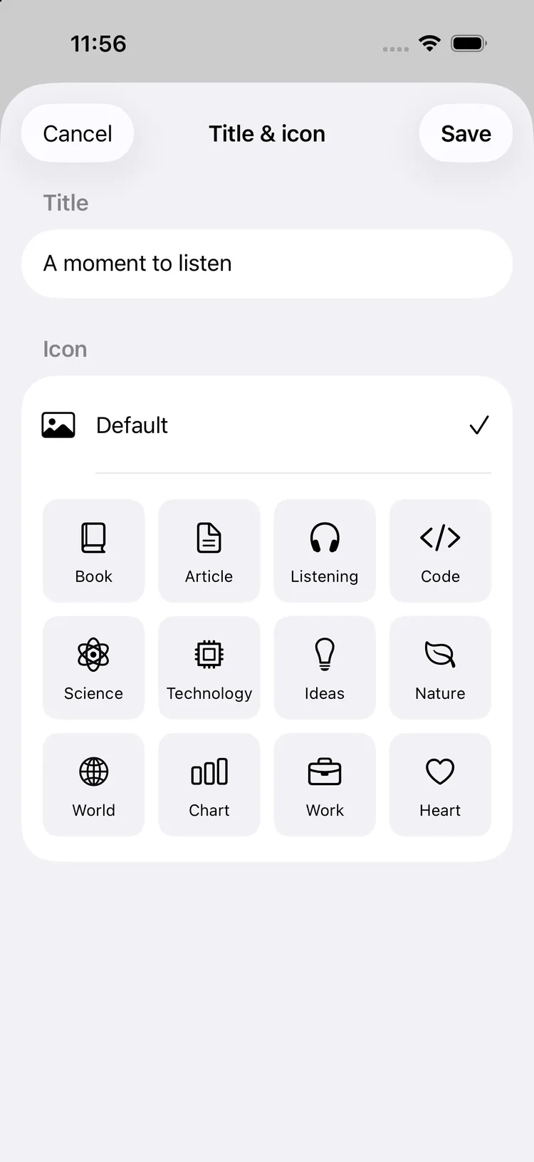 oyelo — Edit title and icon