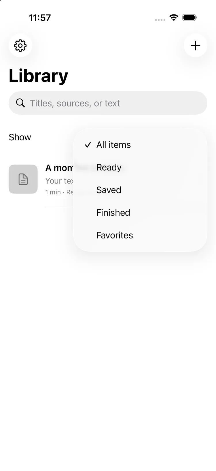 oyelo — Filter library
