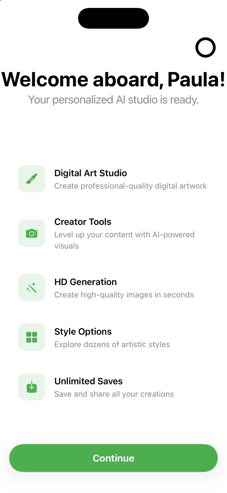 platano — Onboarding complete