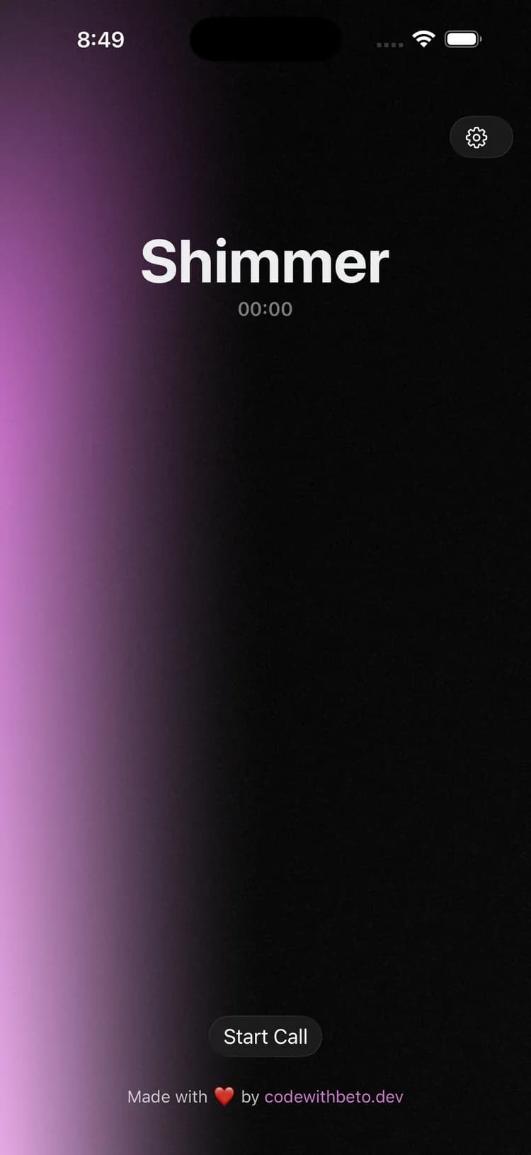 quickcall — Shimmer