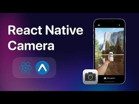 React Native Camera with Expo | Tutorial thumbnail