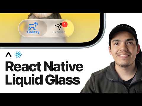 Liquid Glass Bottom Tabs with React Native Expo - Step by Step thumbnail