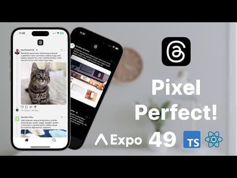 Building a Threads Clone with React Native, TypeScript & Expo! thumbnail