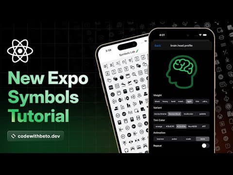 Master SF Symbols in React Native with Expo Symbols thumbnail