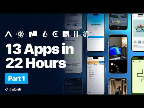 FREE React Native Bootcamp: 13 Projects, Beginner to Advanced | Part 1 thumbnail