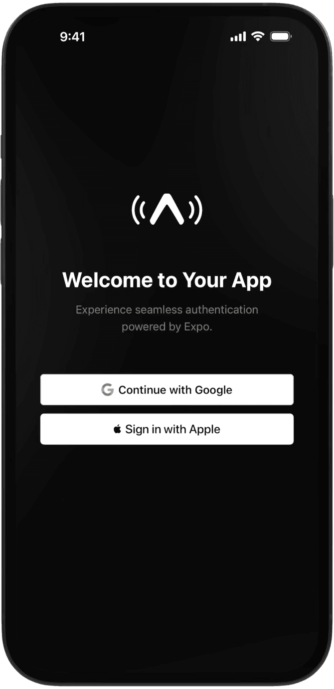 OAuth Starter - Auth Template preview