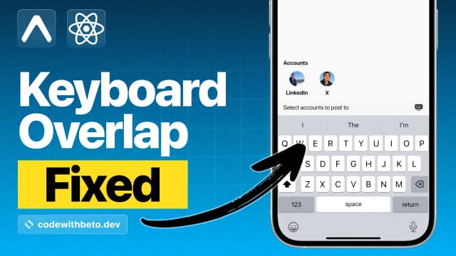 No More Overlapping Keyboards in RN thumbnail