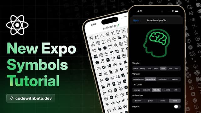 Master SF Symbols in React Native with Expo Symbols thumbnail